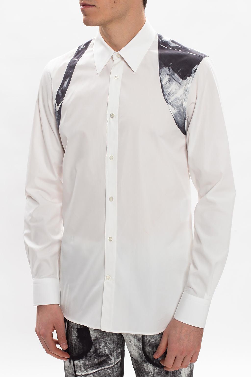 alexander mcqueen lightning shirt